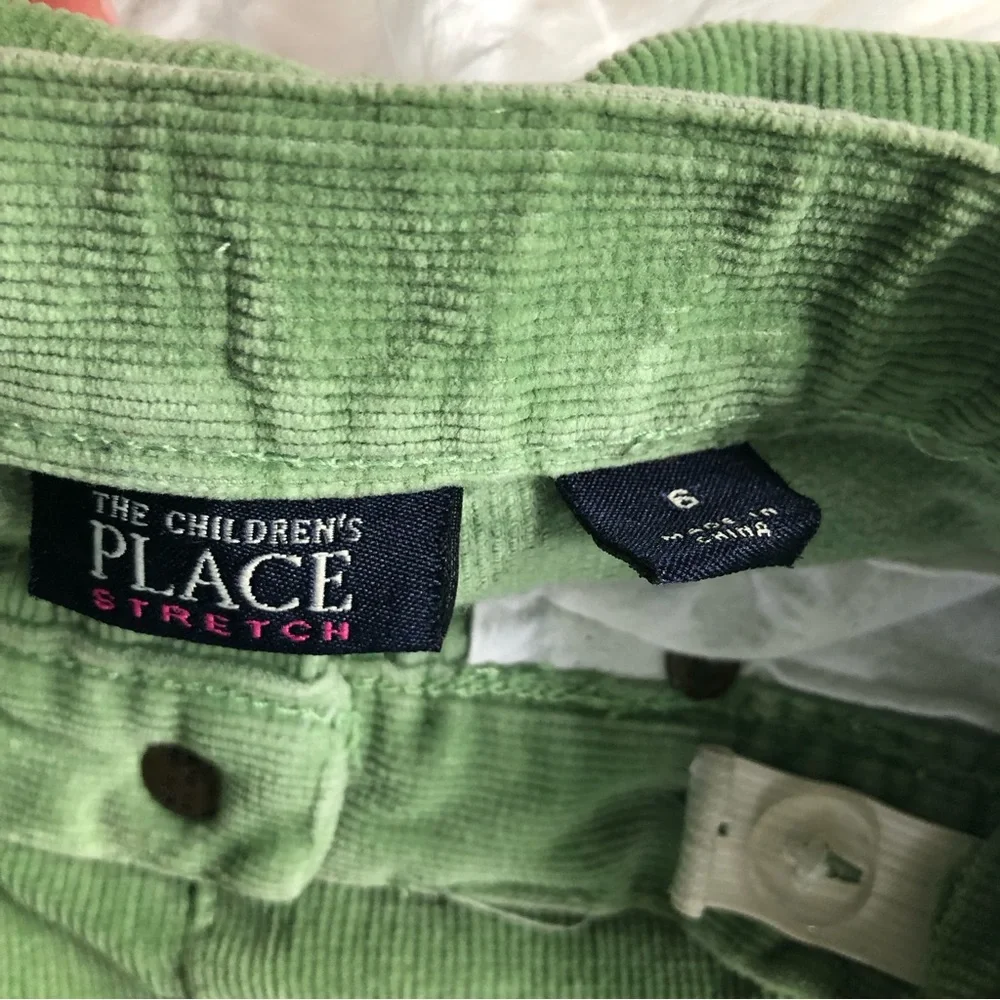 5x$25 The Children’s Place Green Flare Corduroy Skirt, 6